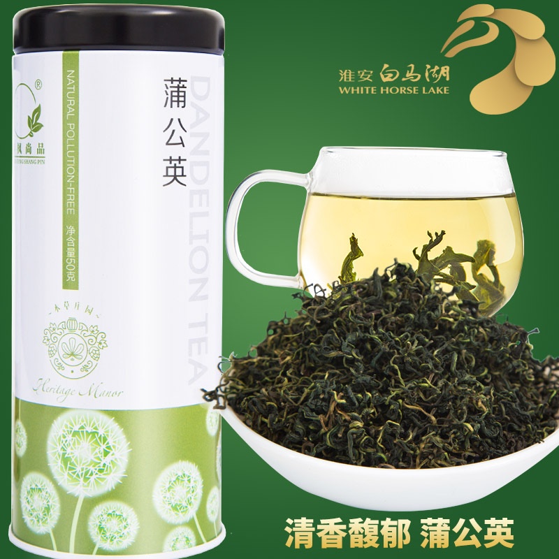 Dandelion Tea Entire Root Changbaishan Team Full Herb 50g/Can